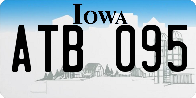 IA license plate ATB095