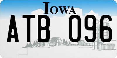 IA license plate ATB096