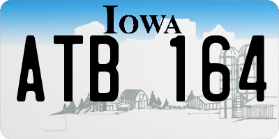 IA license plate ATB164