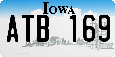 IA license plate ATB169
