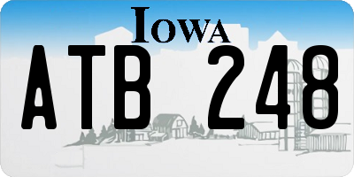 IA license plate ATB248