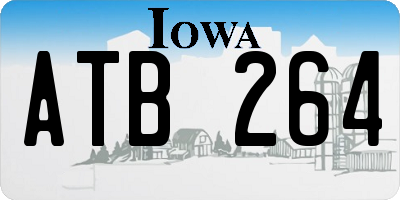 IA license plate ATB264