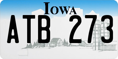 IA license plate ATB273