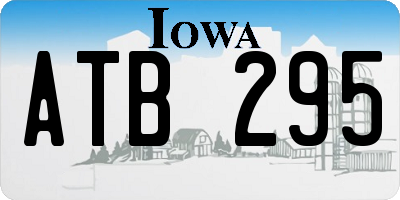 IA license plate ATB295