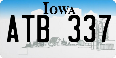 IA license plate ATB337