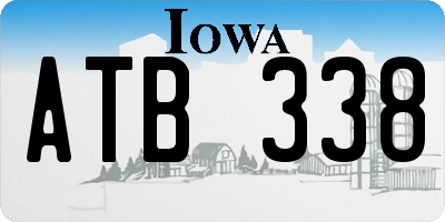 IA license plate ATB338