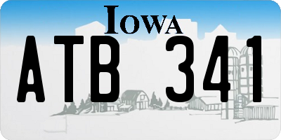 IA license plate ATB341
