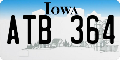 IA license plate ATB364
