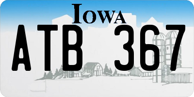 IA license plate ATB367