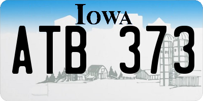 IA license plate ATB373