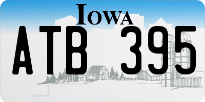 IA license plate ATB395