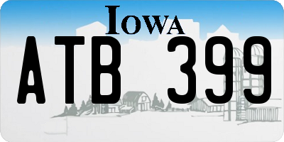 IA license plate ATB399