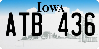 IA license plate ATB436