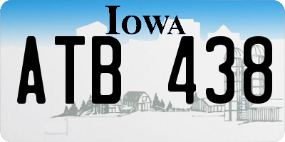 IA license plate ATB438