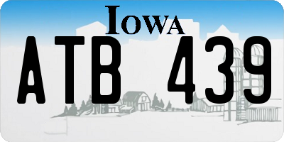 IA license plate ATB439