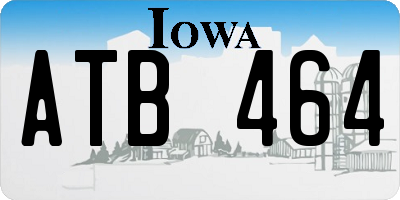 IA license plate ATB464