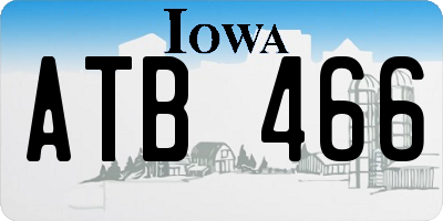 IA license plate ATB466