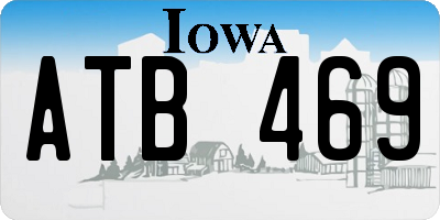 IA license plate ATB469