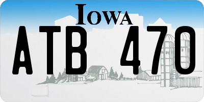 IA license plate ATB470
