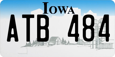 IA license plate ATB484