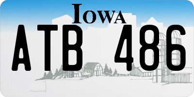 IA license plate ATB486