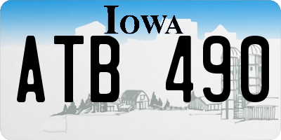 IA license plate ATB490