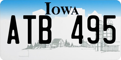 IA license plate ATB495