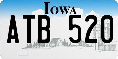 IA license plate ATB520