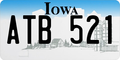 IA license plate ATB521
