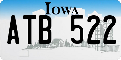 IA license plate ATB522