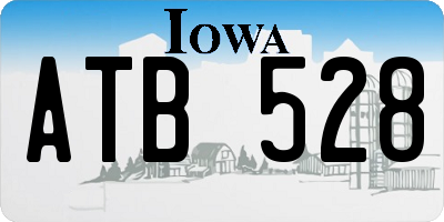 IA license plate ATB528