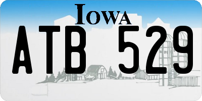 IA license plate ATB529