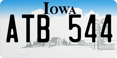 IA license plate ATB544