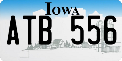 IA license plate ATB556