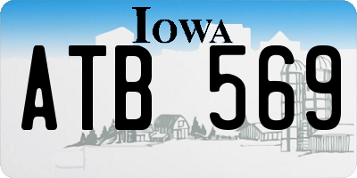 IA license plate ATB569