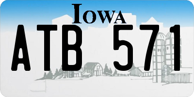 IA license plate ATB571