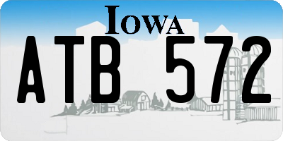 IA license plate ATB572