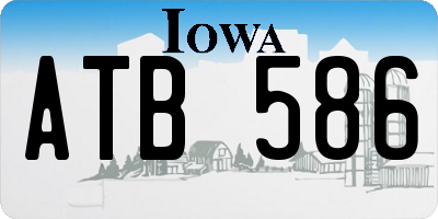 IA license plate ATB586