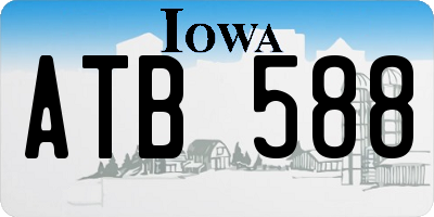 IA license plate ATB588