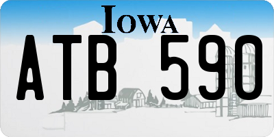 IA license plate ATB590