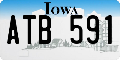 IA license plate ATB591