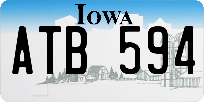 IA license plate ATB594
