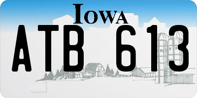 IA license plate ATB613