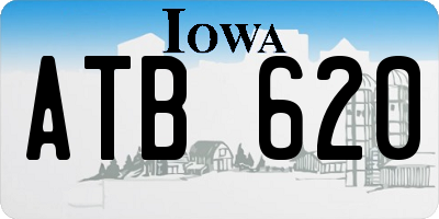 IA license plate ATB620