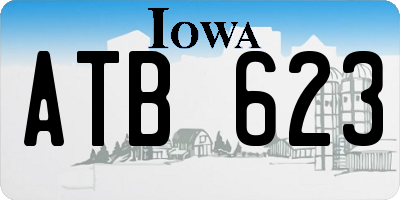 IA license plate ATB623