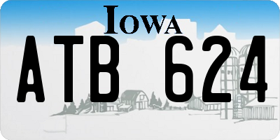 IA license plate ATB624