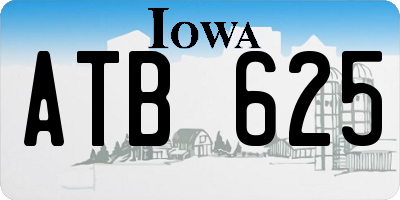 IA license plate ATB625