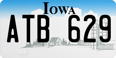 IA license plate ATB629