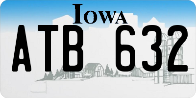 IA license plate ATB632