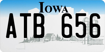 IA license plate ATB656